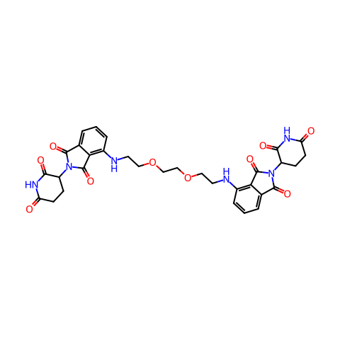 Homo-PROTAC cereblon degrader 1结构图