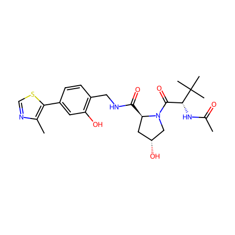 VH 032, phenol,羟基官能化的VHL配体结构图