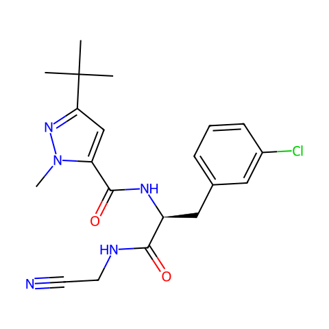 Cathepsin Inhibitor 1结构图