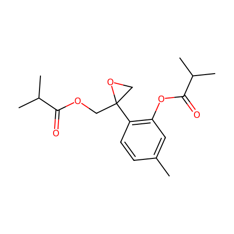 8,9-环氧-9,10-二异丁酰百里草酚结构图