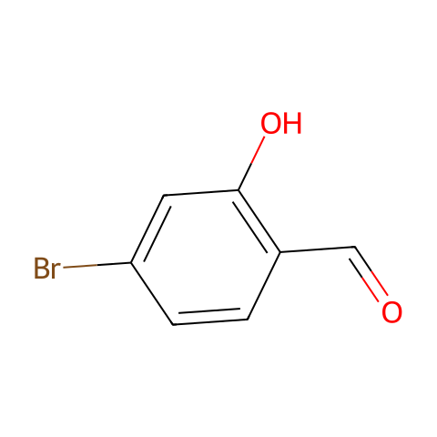 4-溴-2-羟基苯甲醛结构图