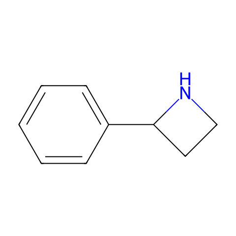 2-苯基氮杂环丁烷结构图