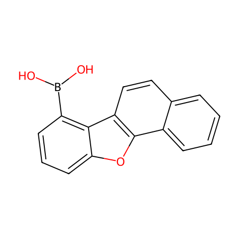 萘并[1，2-b]苯并呋喃-7-基硼酸结构图