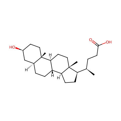 Alloisolithocholic Acid结构图