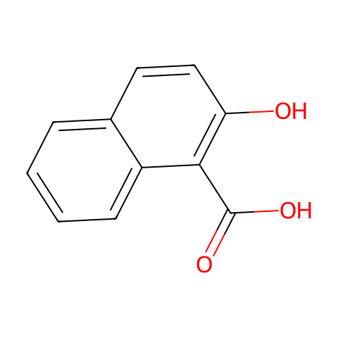 2-羟基-1-萘甲酸结构图