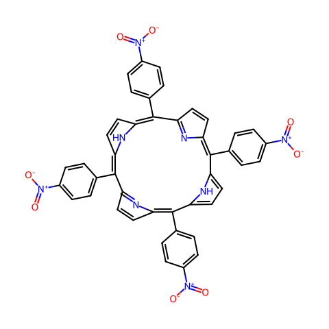 5,10,15,20-Tetrakis(4-nitrophenyl)porphyrin结构图