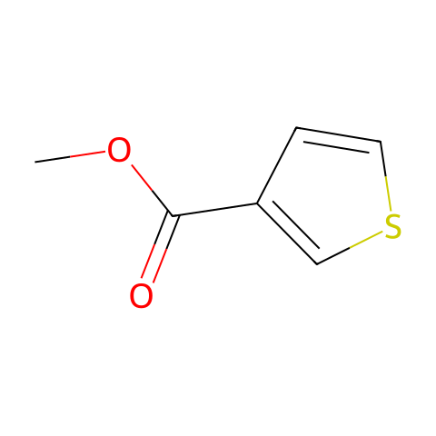 3-噻吩甲酸甲酯结构图
