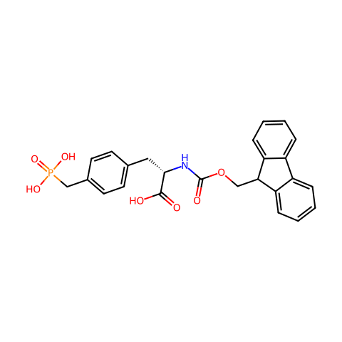 FMOC-L-4-磷酸基苯丙氨酸结构图