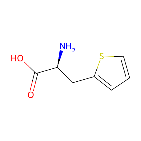 3-(2-噻吩基)-L-丙氨酸结构图