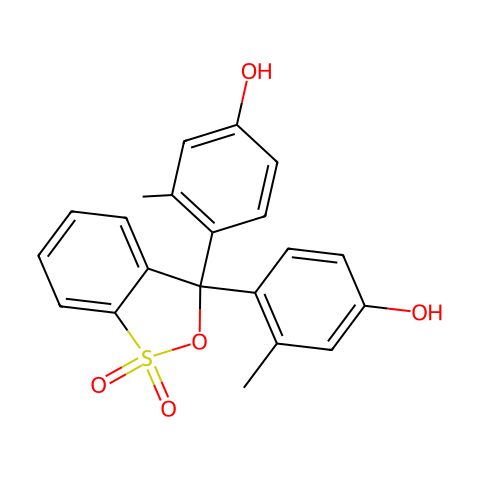 间甲酚紫指示剂结构图