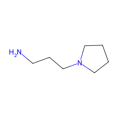 1-(3-氨基丙基)吡咯烷结构图