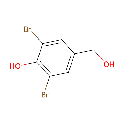 3,5-DIBROMO-4-HYDROXYBENZYL ALCOHOL结构图