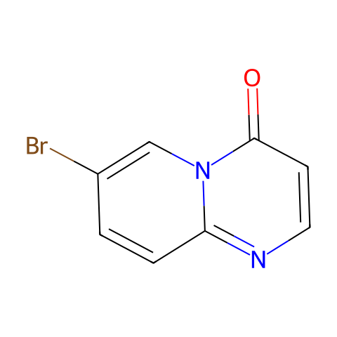 7-溴-4H-吡啶并[1,2-A]嘧啶-4-酮结构图