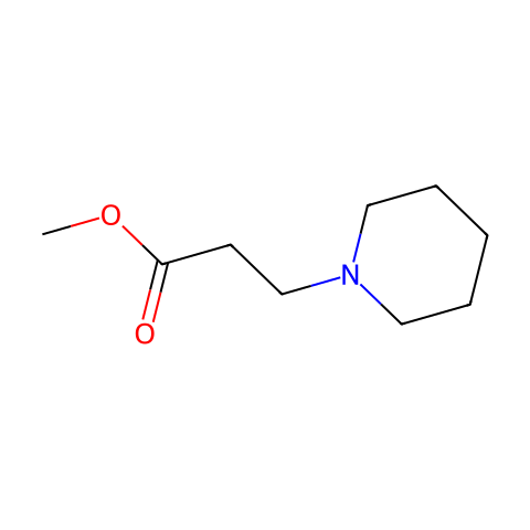 METHYL 3-(PIPERIDIN-1-YL)PROPANOATE结构图