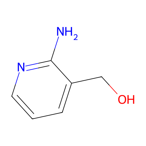 2-氨基吡啶-3-甲醇结构图