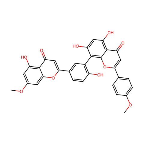 Putraflavone结构图