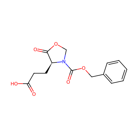 (S)-3-Benzyloxycarbonyl-5-oxo-4-oxazolidinepropanoic Acid结构图
