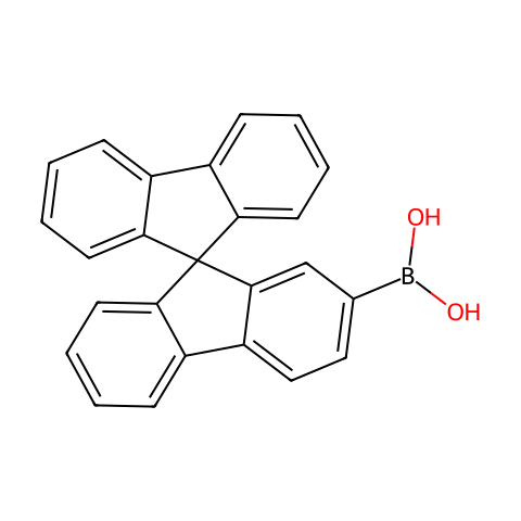 9,9-螺二芴-2-硼酸结构图