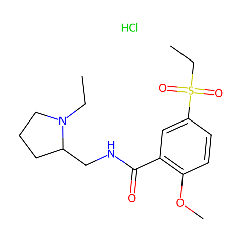 盐酸舒托必利结构图