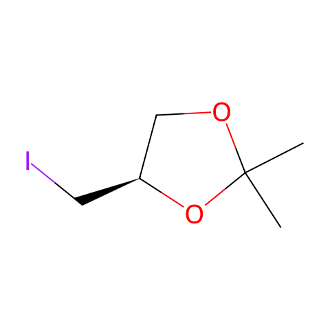 2,2-DIMETHYL-4(R)-4-IODOMETHYL-1,3-DIOXALANE结构图