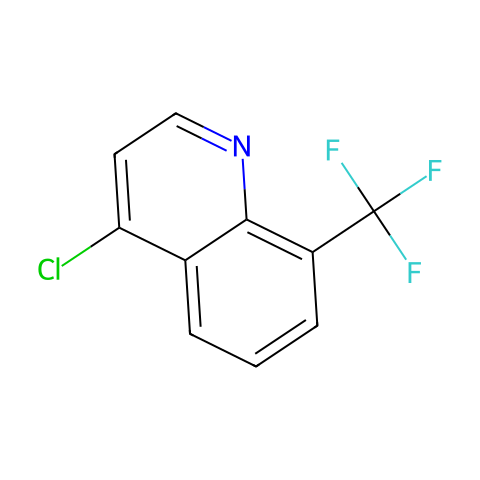 4-氯-8-(三氟甲基)喹啉结构图
