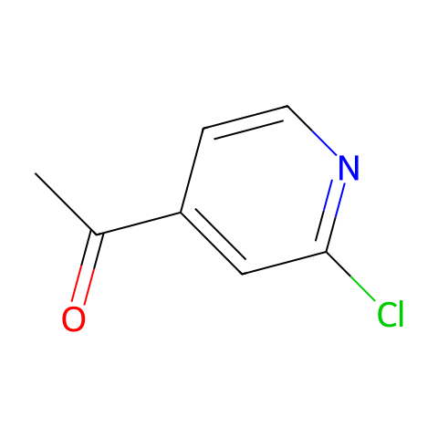 4-乙酰基-2-氯吡啶结构图