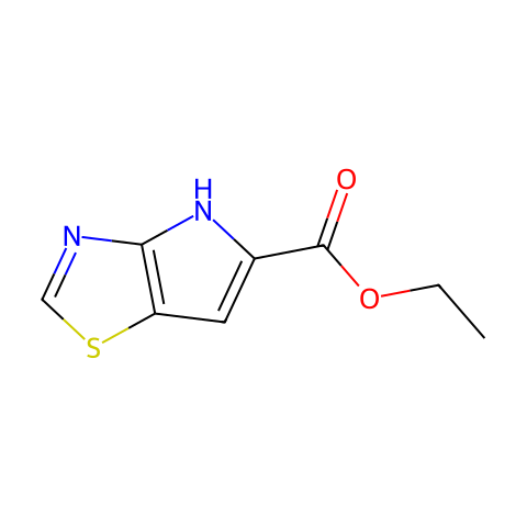 ethyl 4H-pyrrolo[2,3-d][1,3]thiazole-5-carboxylate结构图