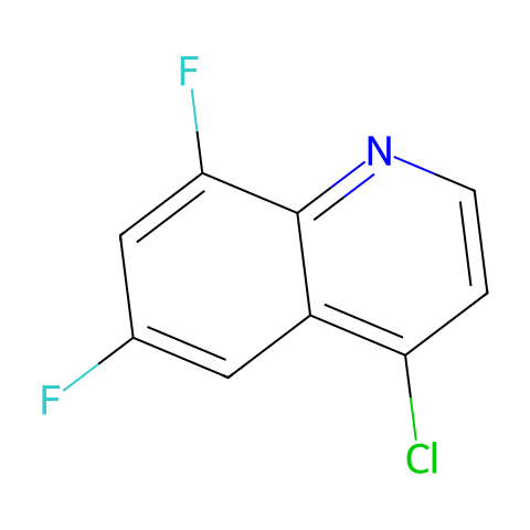 4-氯-6,8-二氟喹啉结构图