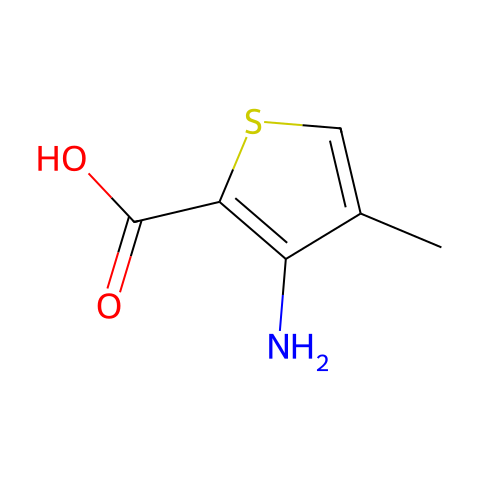 3-AMINO-4-METHYLTHIOPHENE-2-CARBOXYLIC ACID结构图