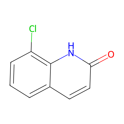 8-氯-2-羟基喹啉结构图