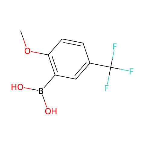(2-Methoxy-5-Trifluoromethylphenyl)Boronic Acid结构图