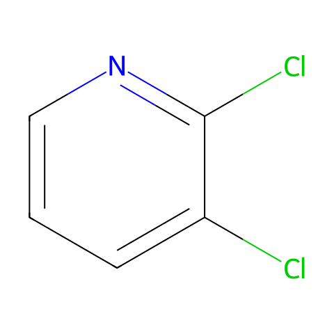 2,3-二氯吡啶结构图