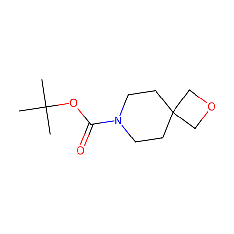 tert-Butyl 2-oxa-7-azaspiro[3.5]nonane-7-carboxylate结构图