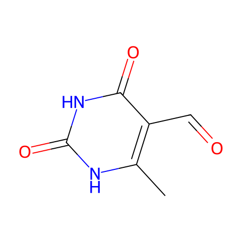 6-Methyl-2,4-dioxo-1,2,3,4-tetrahydro-pyrimidine-5-carbaldehyde结构图