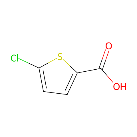 2-氯噻吩-5-甲酸结构图