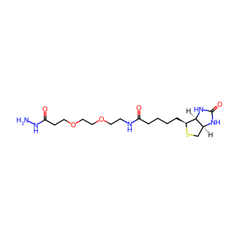 生物素-PEG2-酰肼结构图