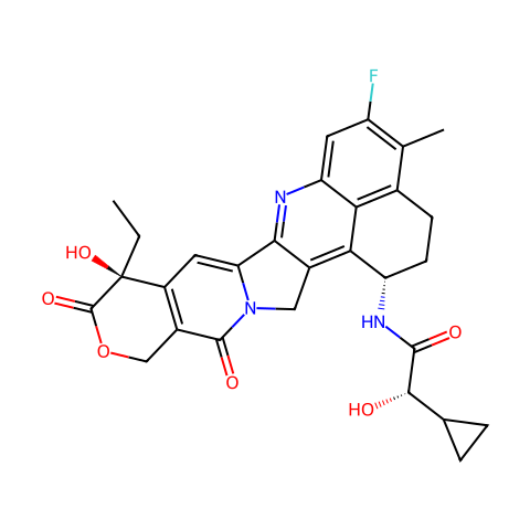 Cyclopropaneacetamide-Exatecan结构图