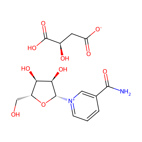 Nicotinamide riboside malate结构图