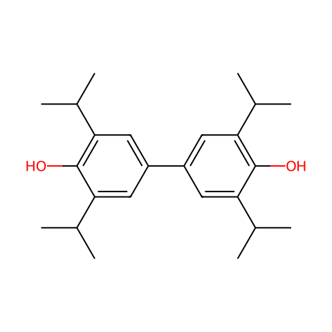 3,3',5,5'-Tetraisopropyl-[1,1'-biphenyl]-4,4'-diol结构图
