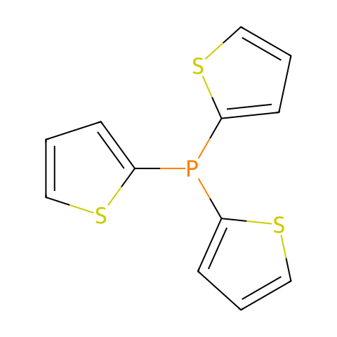 三(2-噻吩基)膦结构图