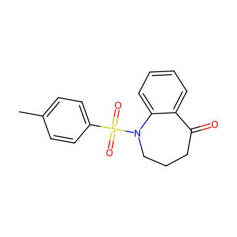 1-(甲苯-4-磺酰基)-1,2,3,4-四氢苯并[B]氮杂卓-5-酮结构图