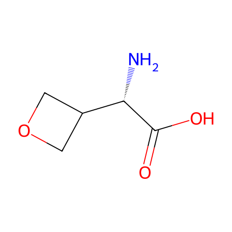 (2S)-2-amino-2-(oxetan-3-yl)acetic acid结构图