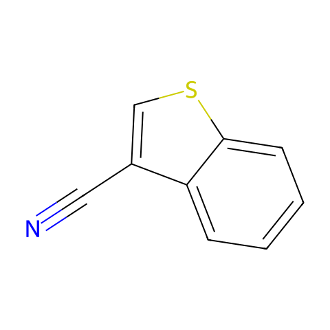 苯并[b]噻吩-3-甲腈结构图