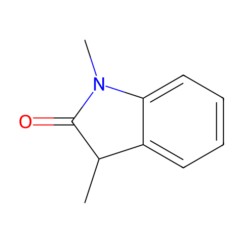 1,3-二甲基吲哚啉-2-酮结构图