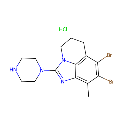 Romaciclib monohydrochloride结构图