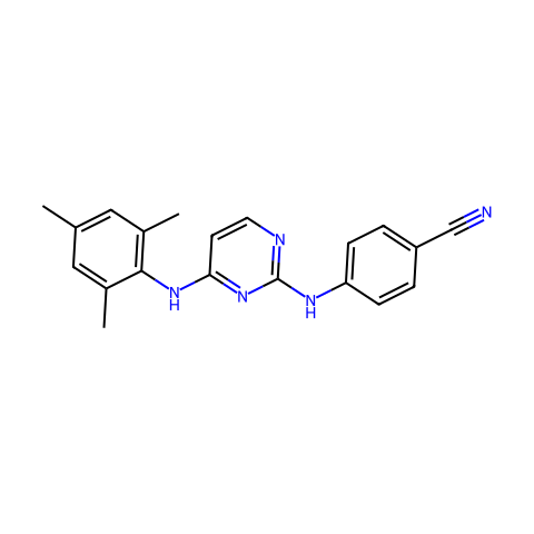 Dapivirine (TMC120)结构图