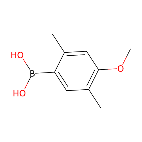 4-甲氧基-2,5-二甲基苯基硼酸 (含不同量的酸酐)结构图