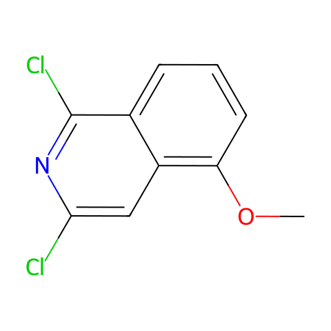 1,3-dichloro-5-methoxy-isoquinoline结构图