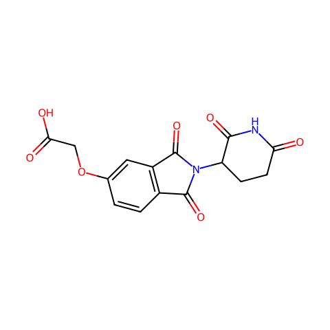 Thalidomide-5-O-CH2-COOH结构图