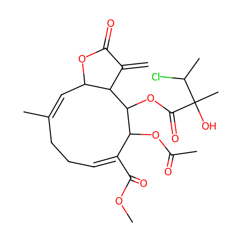 Chlorouvedalin结构图